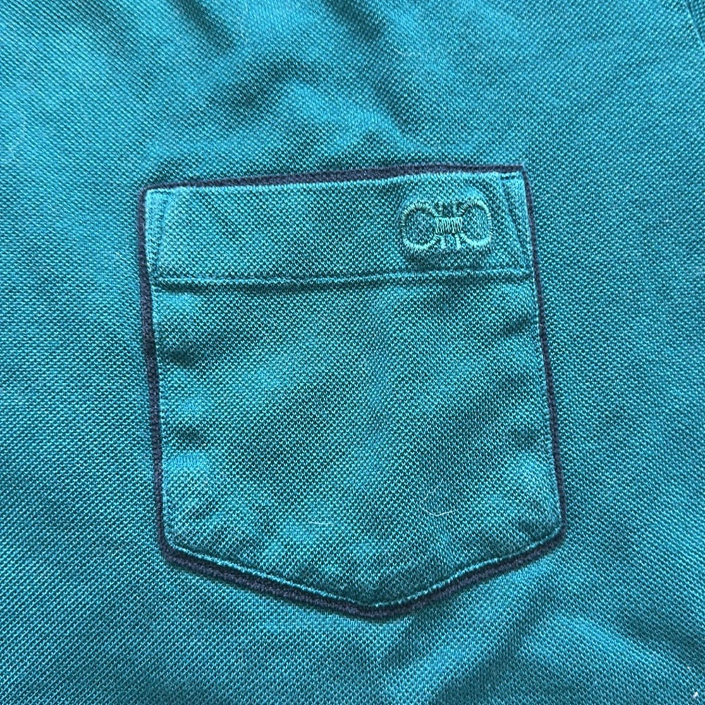 Salvatore Ferragamo Dark Teal Polo Shirt - Picture 3 of 6